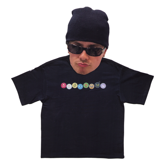 T-Shirt "Beer Caps" Black