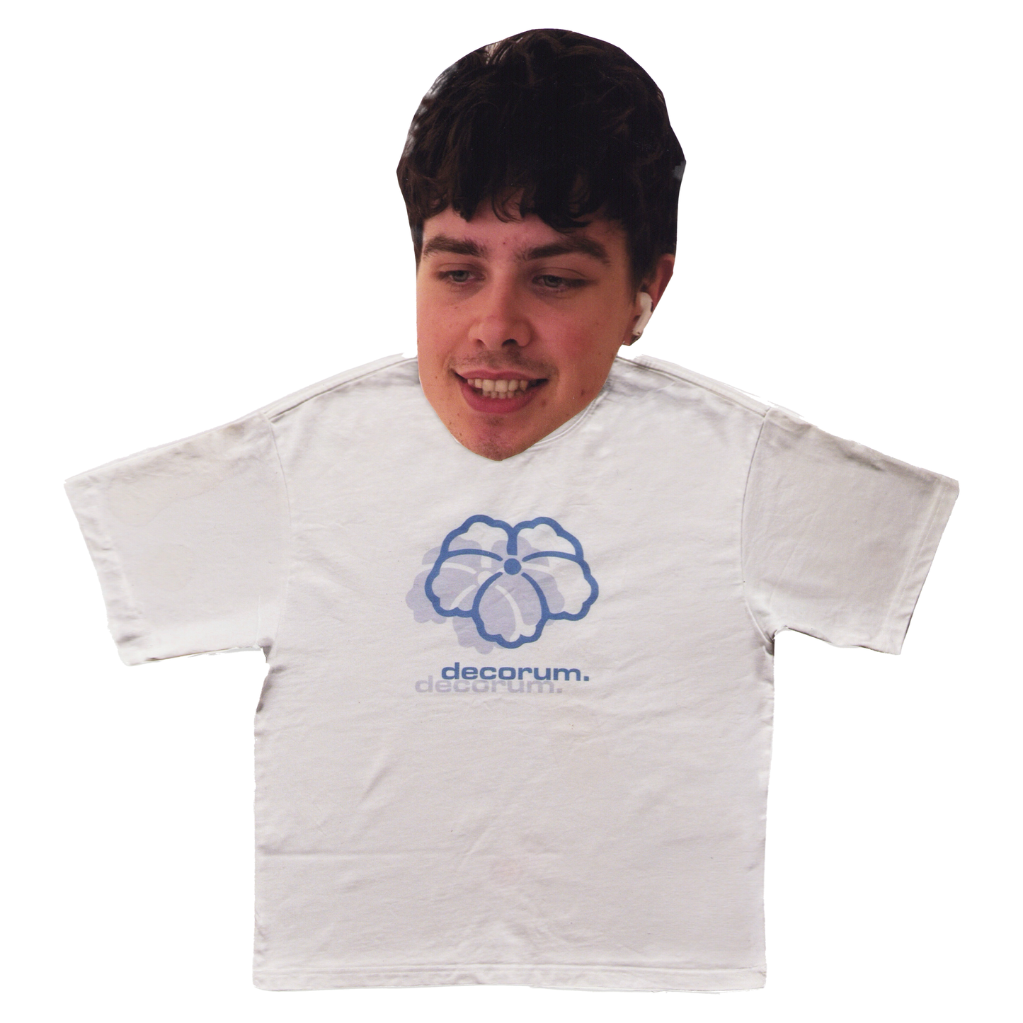 T-Shirt "Flowers" White