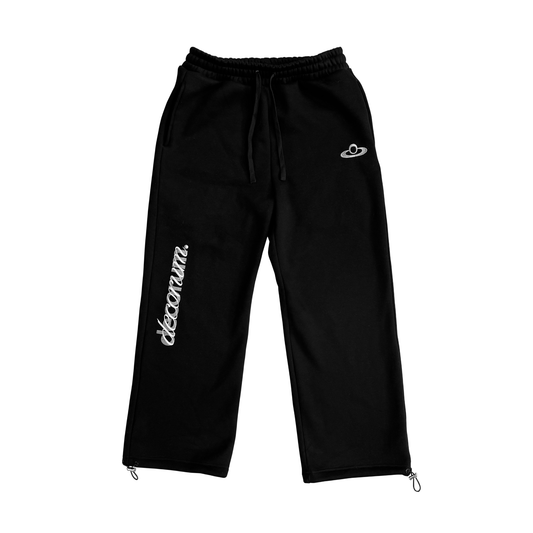 decorum. black joggers